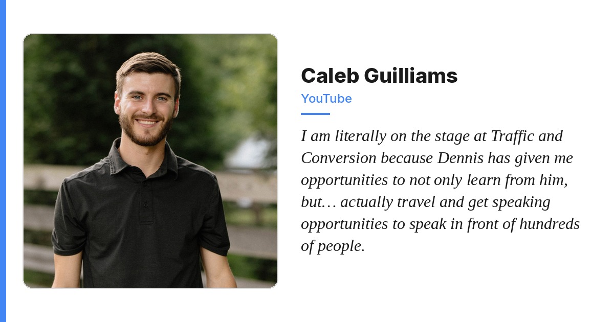 Caleb Guilliams on Dennis Yu