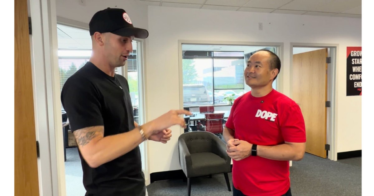David Carroll with Dennis Yu