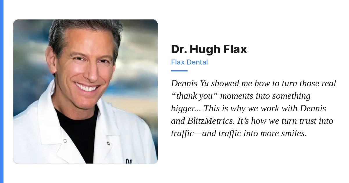 Dr. Hugh Flax on Dennis Yu