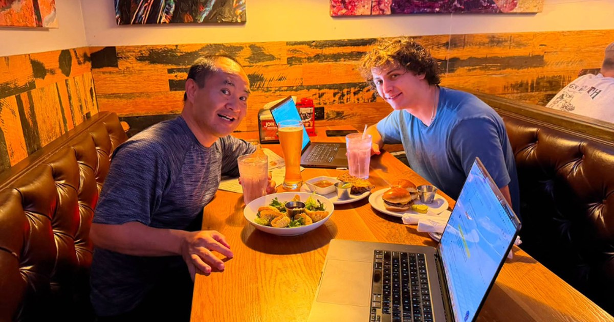 Jack Allard with Dennis Yu